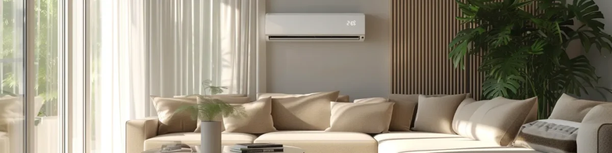 Climatiseur Maison Écoénergétique Offrant Un Confort Optimal Tout En Réduisant La Consommation D'Énergie.